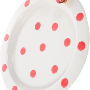 Ceramic Double-Handled Bowl Embossed Mushroom Design Household Serving Dish for Pasta Desserts and Fruits Elegant Tabletop Decor 1-Piece Set