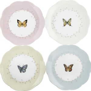 Butterfly Meadow 4-Piece Dessert Plate Set